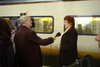 Sharon Bowles MEP at the re-launch of Eurostar’s direct service between Ashford and Brussels