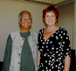 Sharon Bowles MEP with Nobel Peace Prize winner Muhammad Yunus