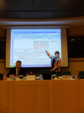Sharon Bowles Amending the text on screen in Economic Governance trialogue Sharon Bowles Amending the text on screen in Economic Governance trialogue