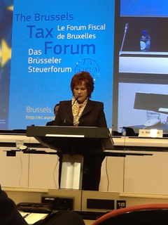 Sharon Bowles MEP at Brussels Tax Forum