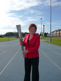 Sharon and the Paralympic Torch